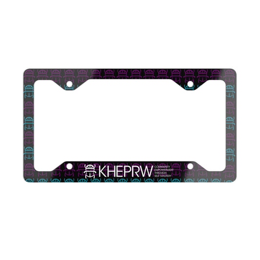 Metal Scarabys License Plate Frame