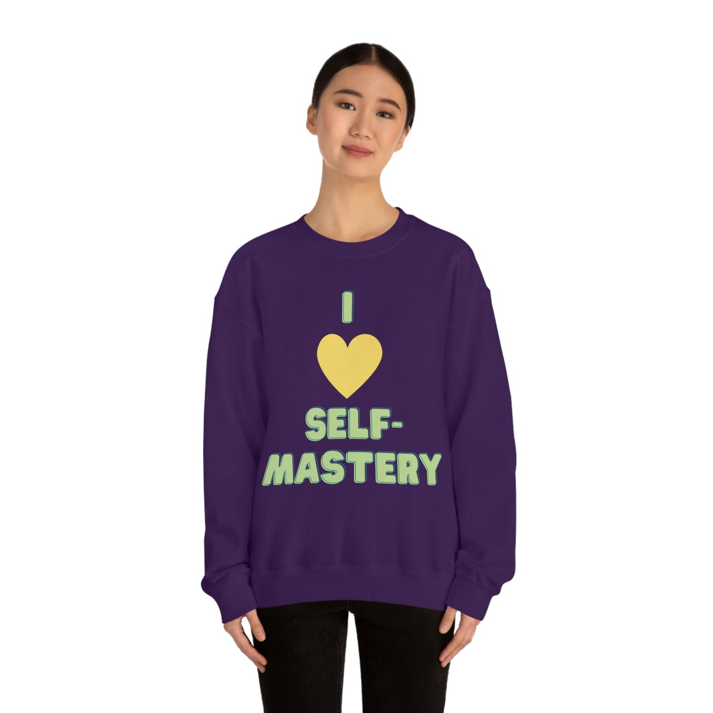 I Heart Self-Mastery Crewneck Sweatshirt