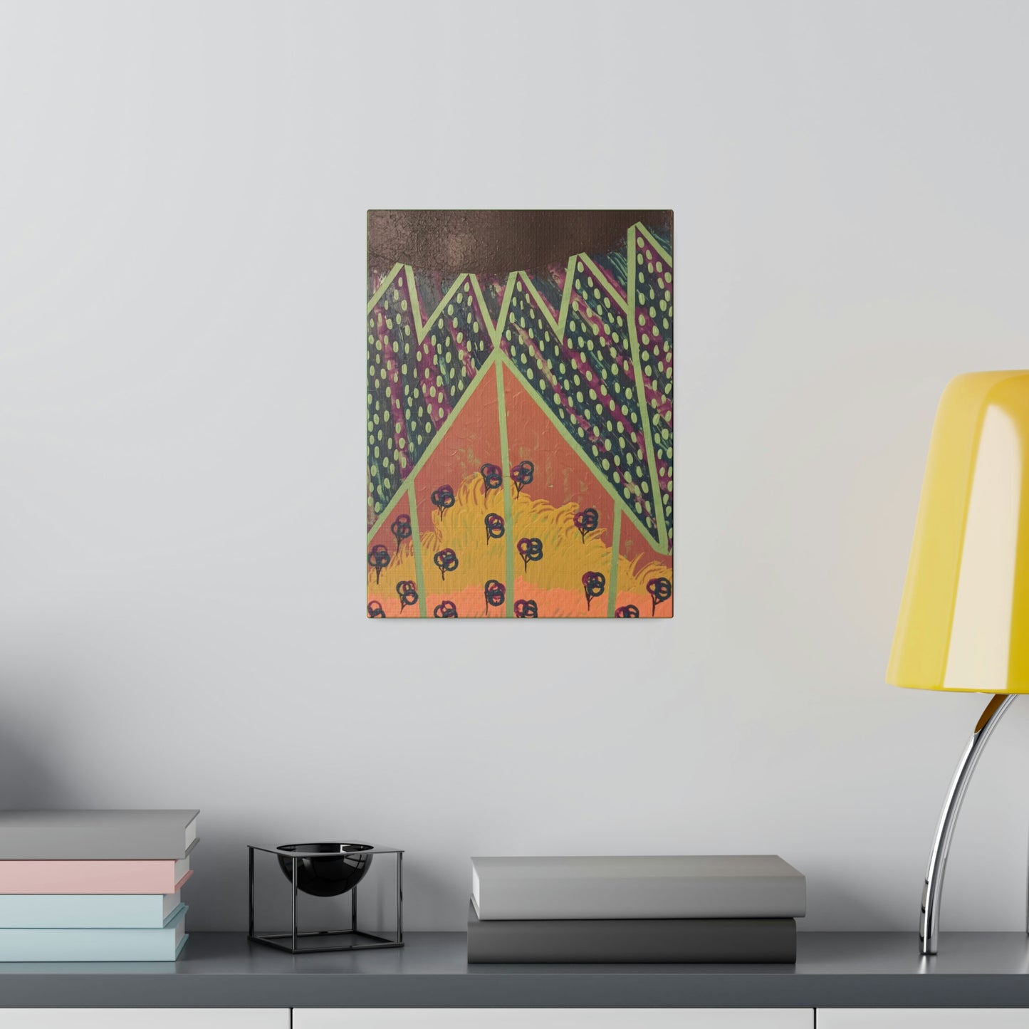 Mountaintop: Print on Stretched Matte Canvas, 0.75"