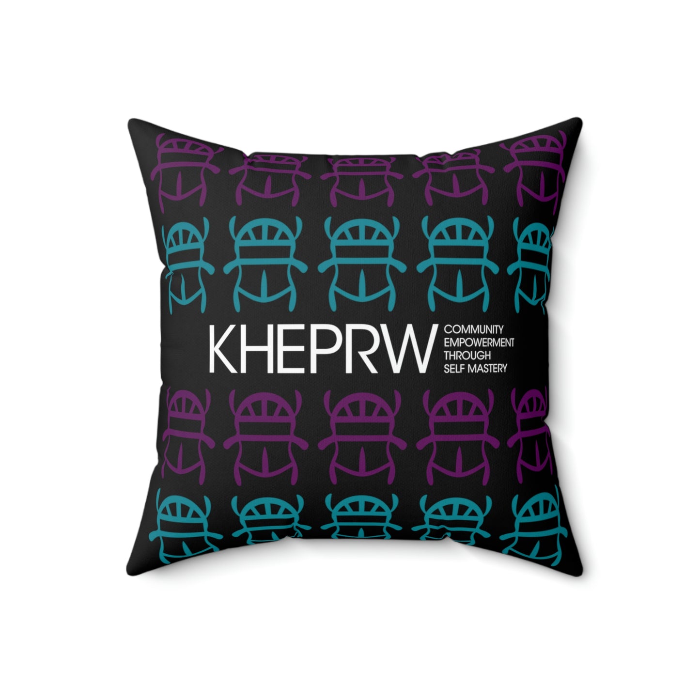 Scarab Polyester Square Pillow