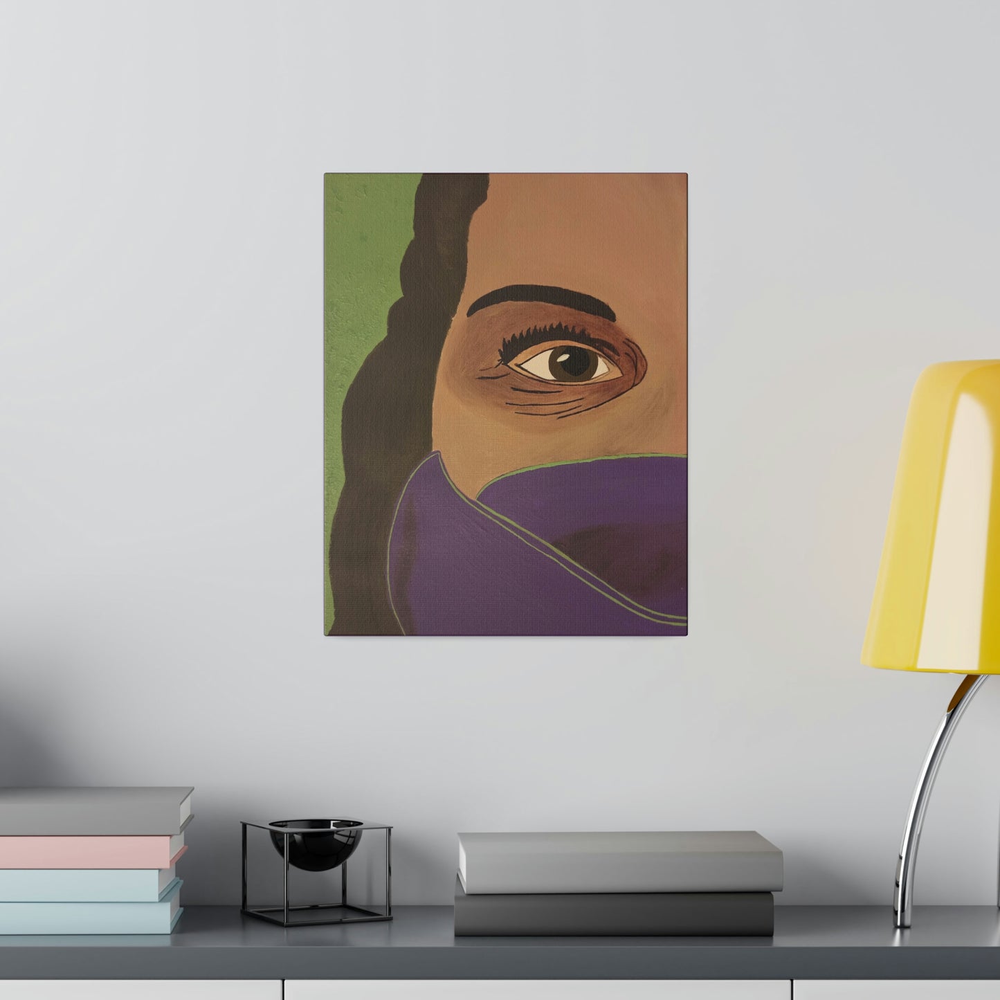 India: Print on Stretched Matte Canvas 0.75"