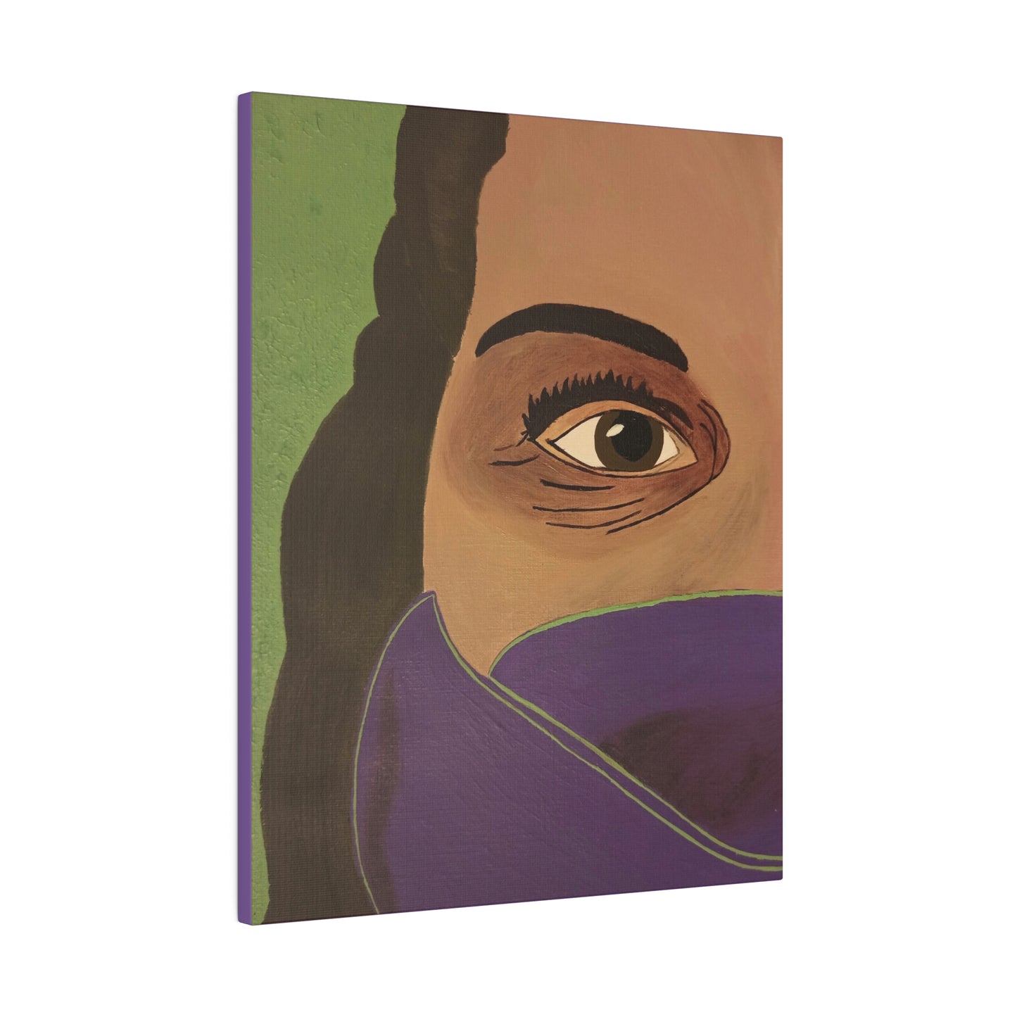 India: Print on Stretched Matte Canvas 0.75"