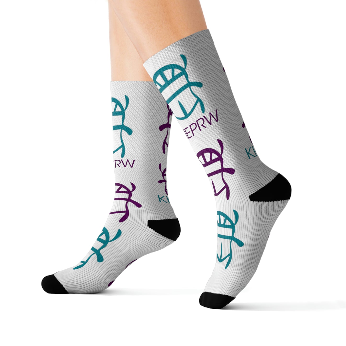 White Sublimation Socks