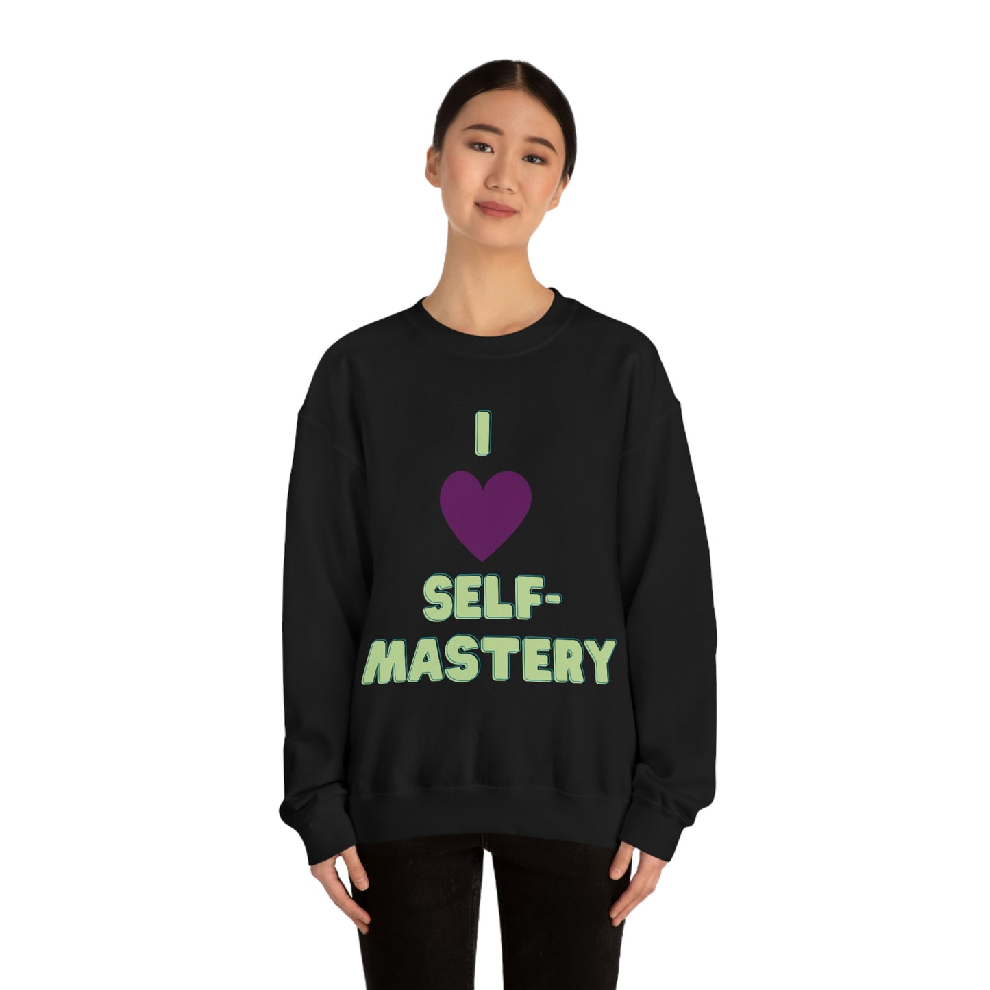 I Heart Self-Mastery Crewneck Sweatshirt