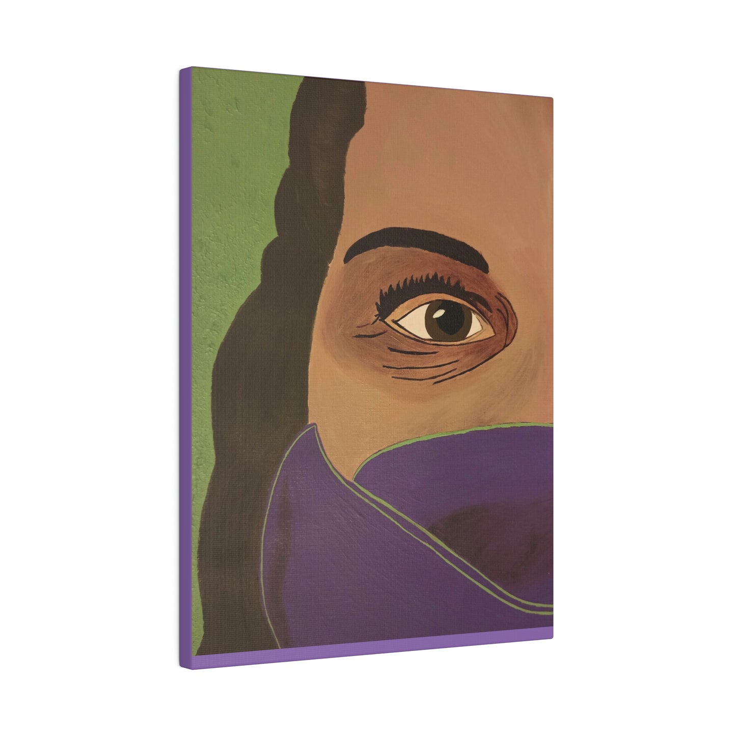 India: Print on Stretched Matte Canvas 0.75"