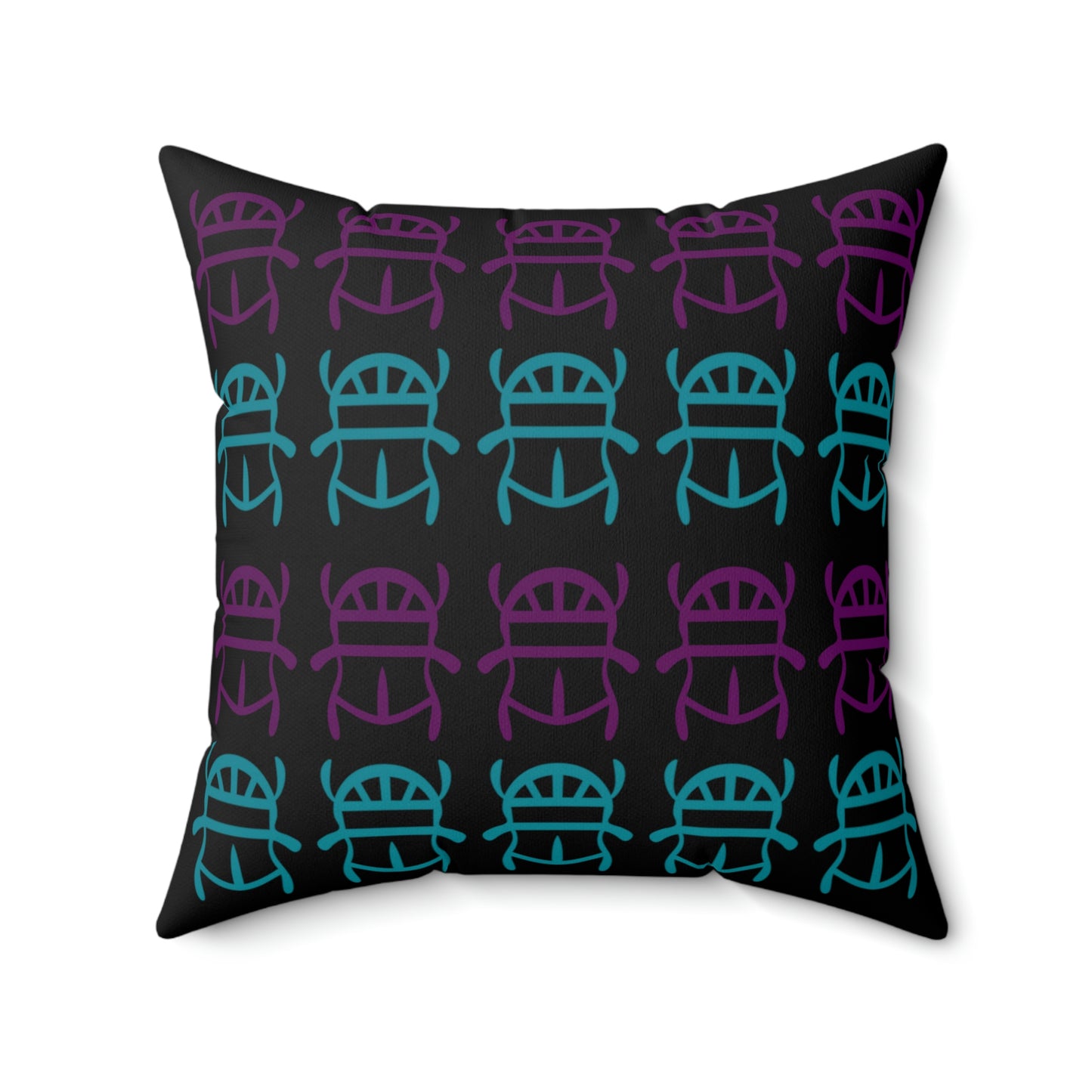 Scarab Polyester Square Pillow