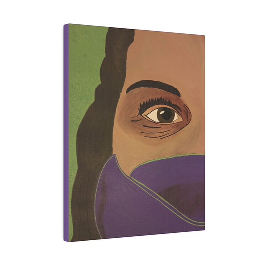 India: Print on Stretched Matte Canvas 0.75"