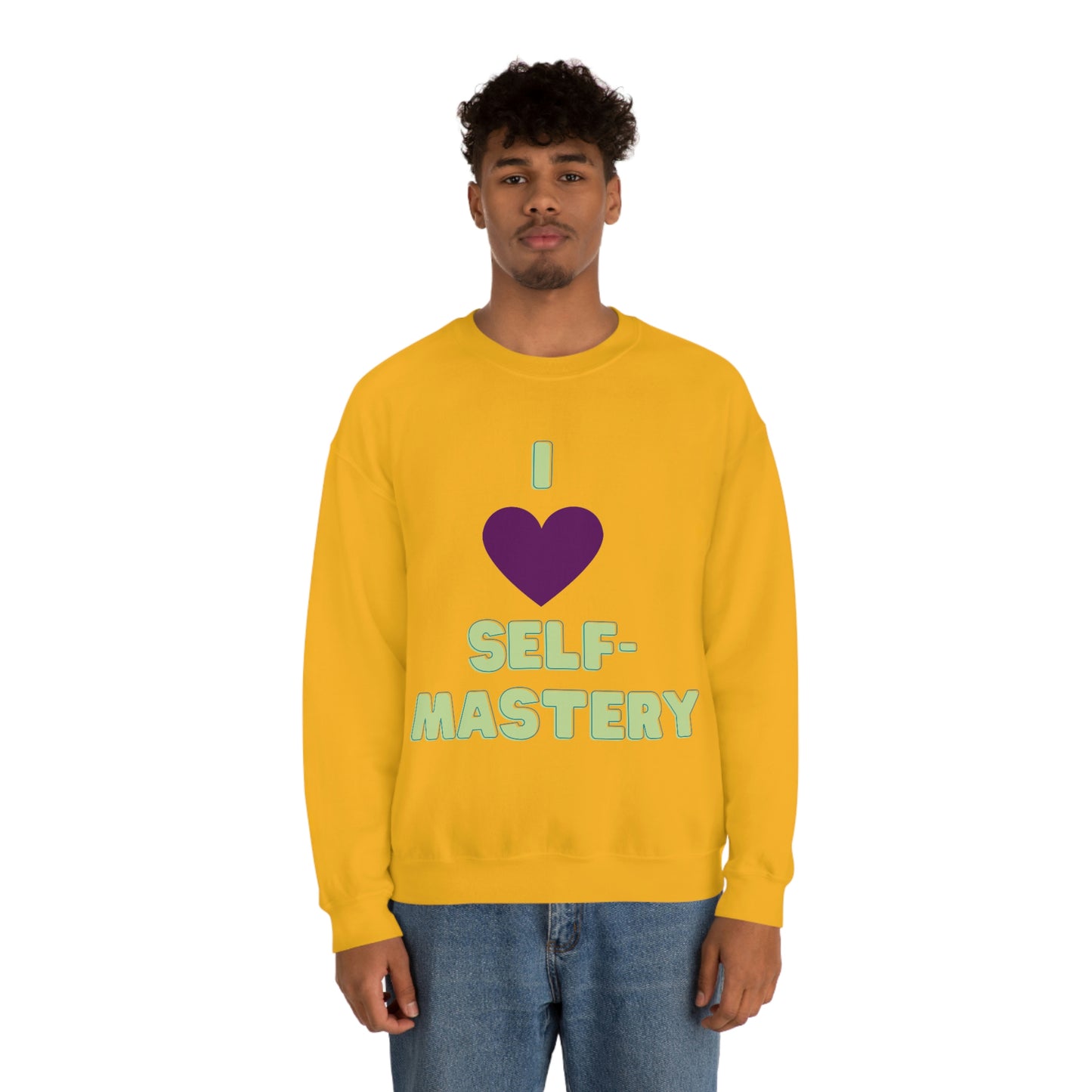 I Heart Self-Mastery Crewneck Sweatshirt