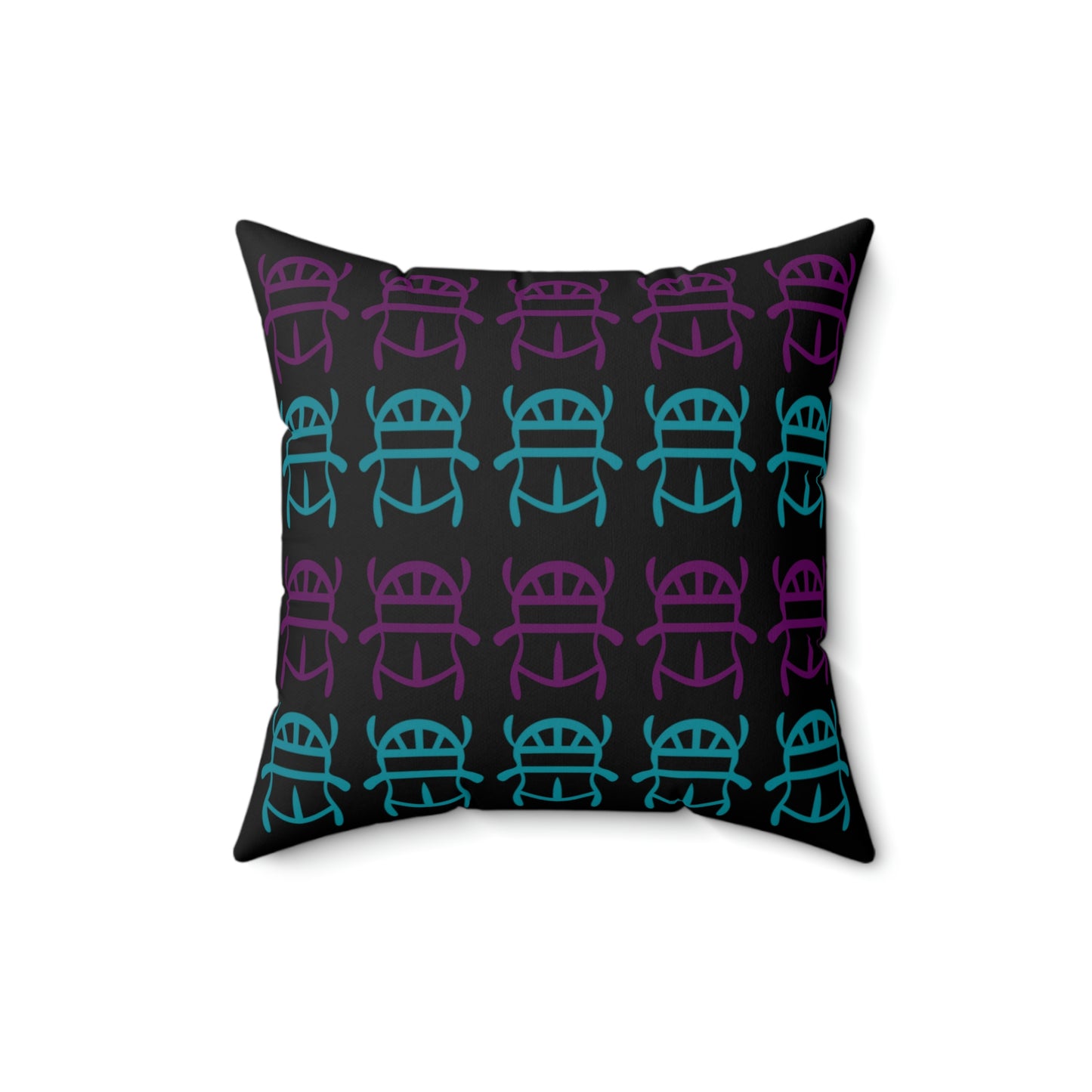 Scarab Polyester Square Pillow