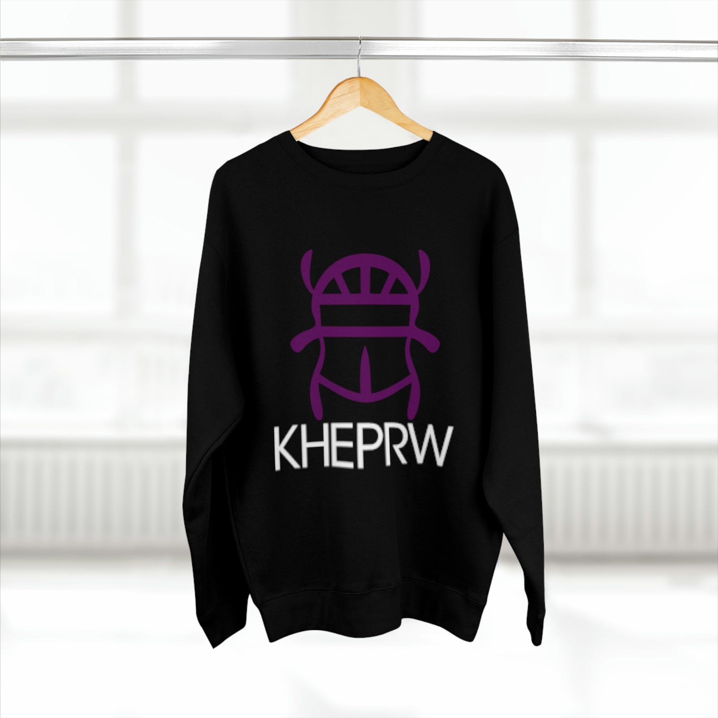 Black Unisex Premium Kheprw Sweatshirt