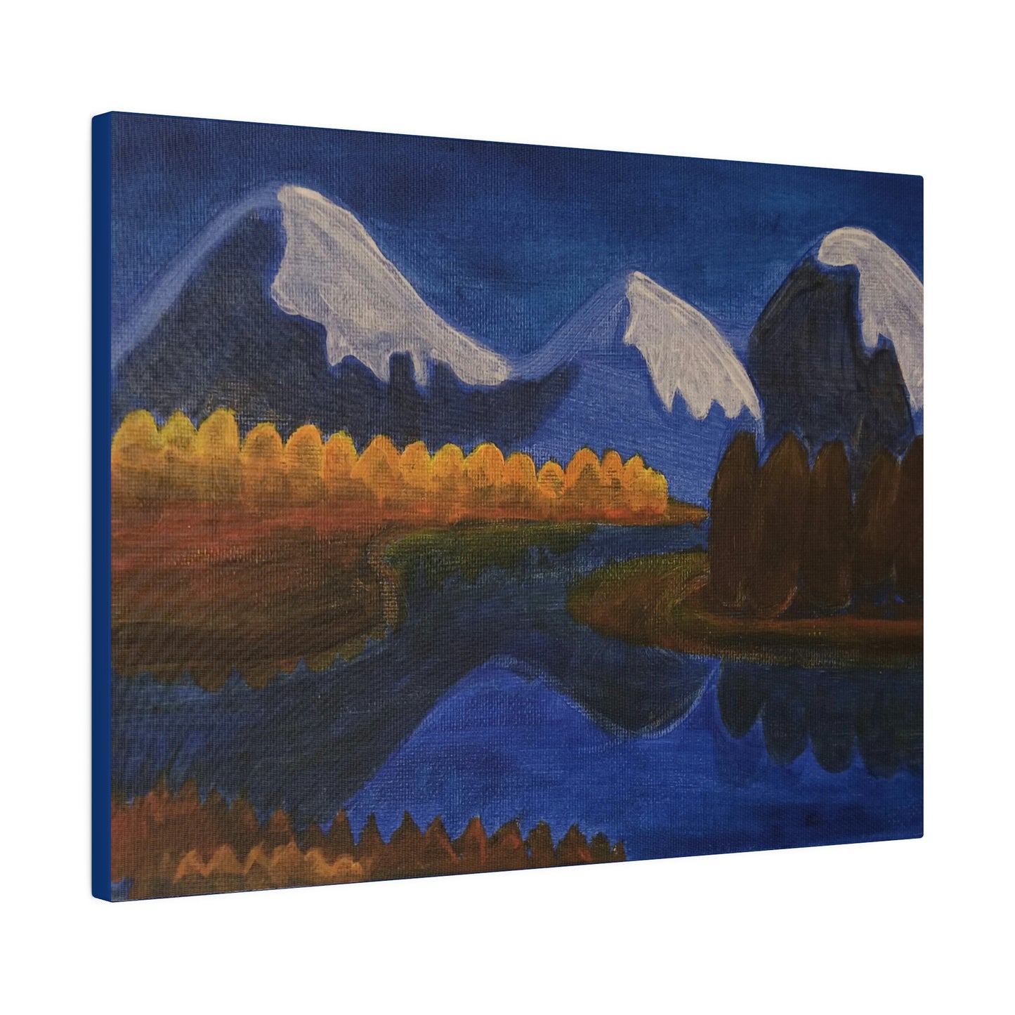 Lake Nowhere: Print on Stretched Matte Canvas 0.75"