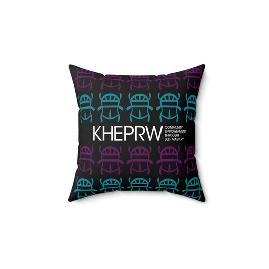 Scarab Polyester Square Pillow