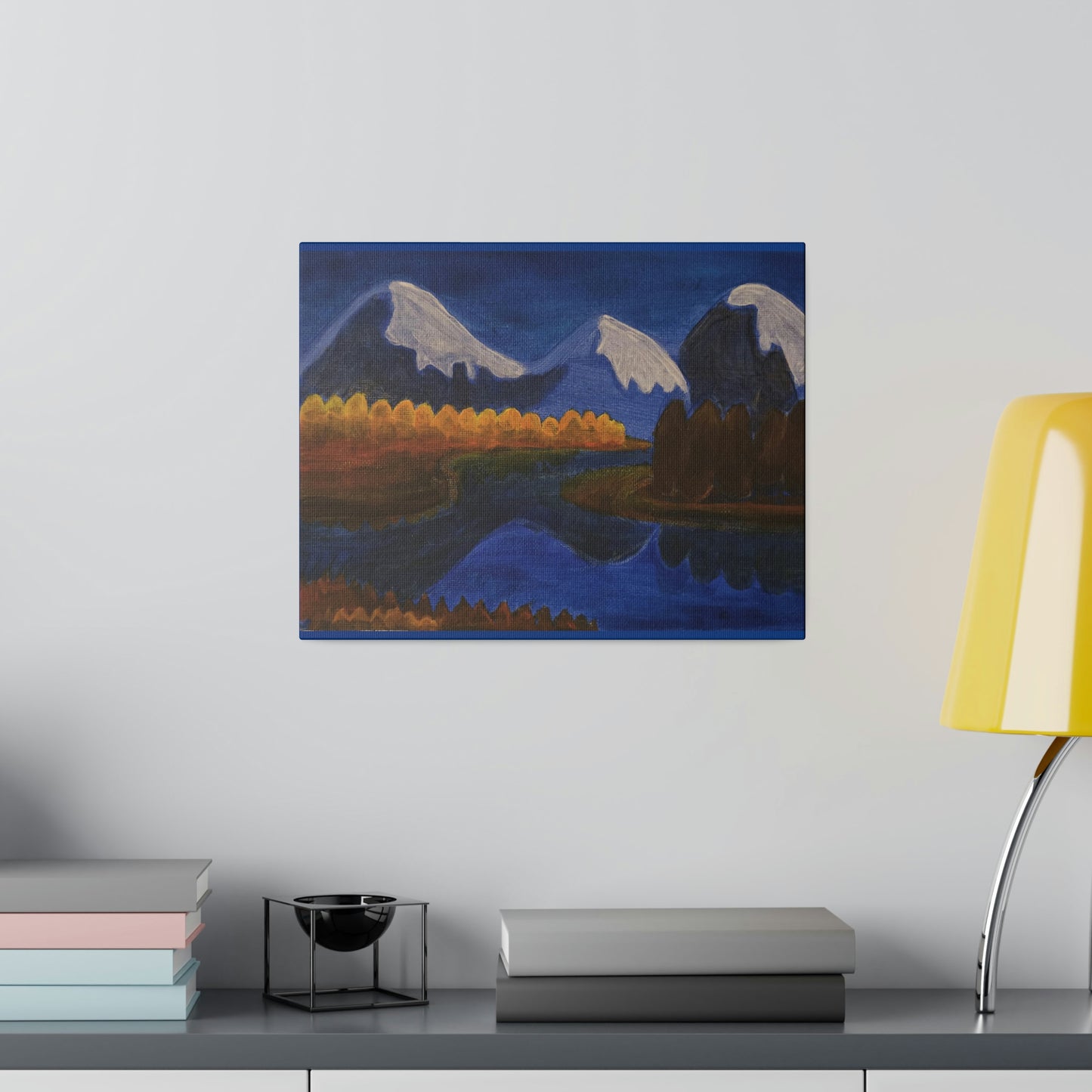 Lake Nowhere: Print on Stretched Matte Canvas 0.75"