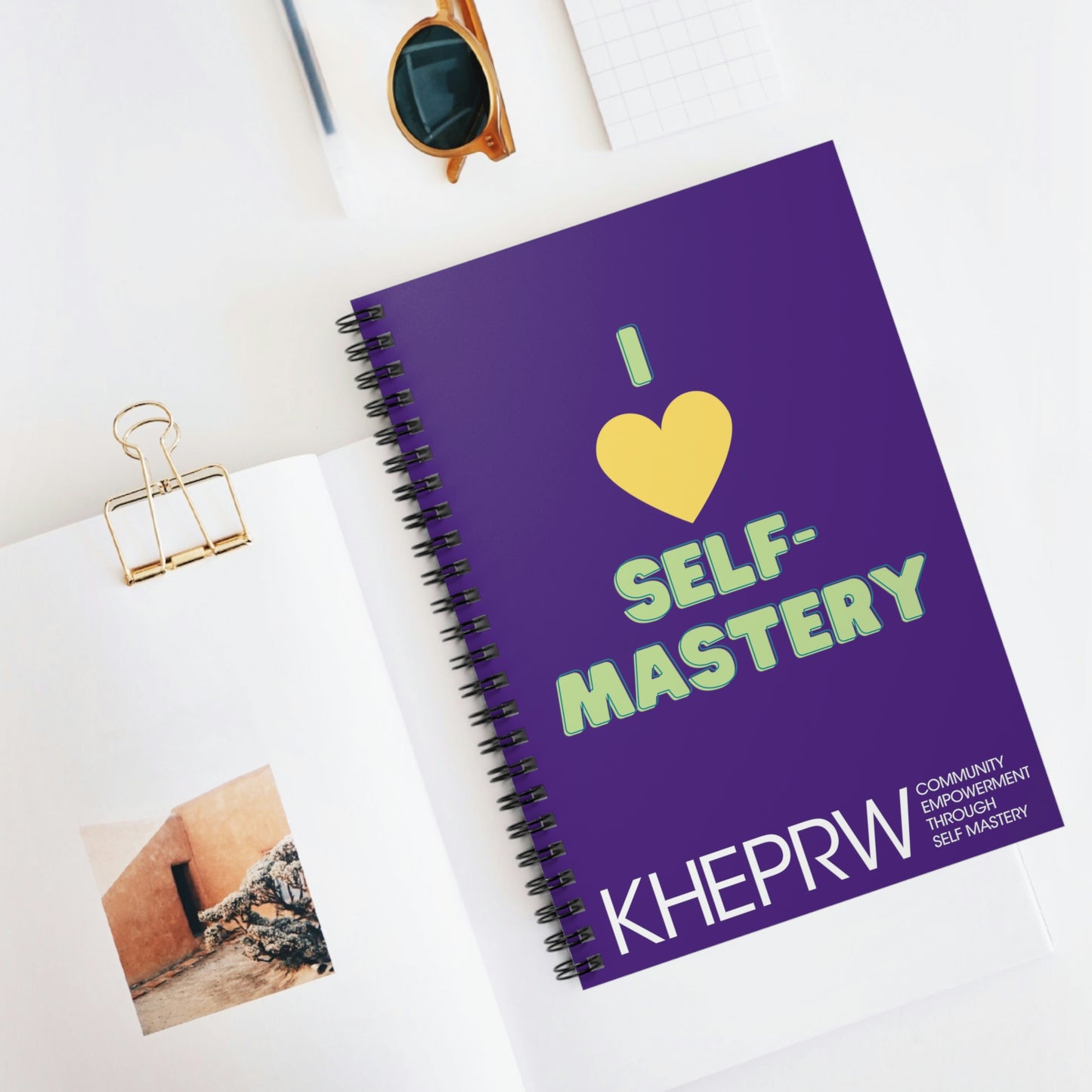 I Heart Self-Mastery Spiral Notebook Limited Edition