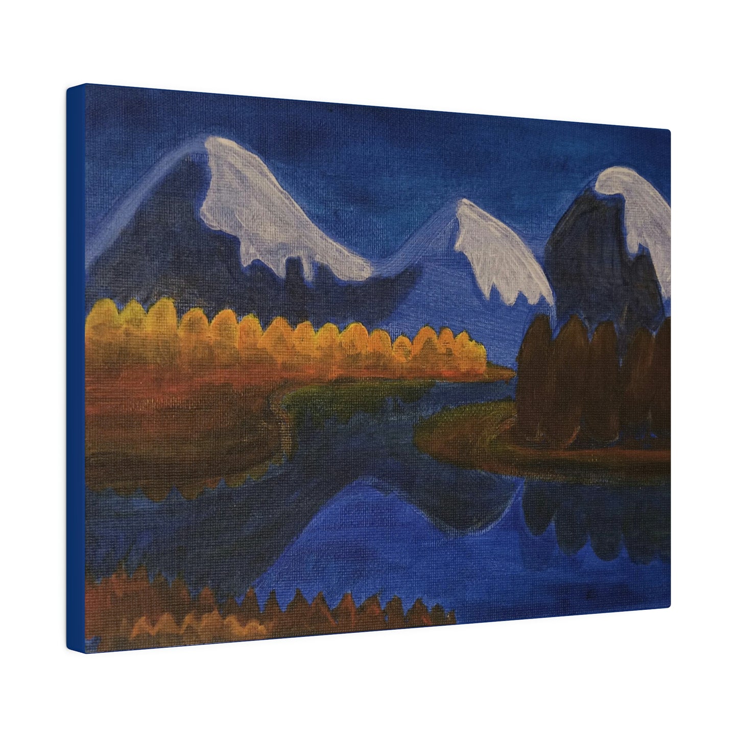 Lake Nowhere: Print on Stretched Matte Canvas 0.75"