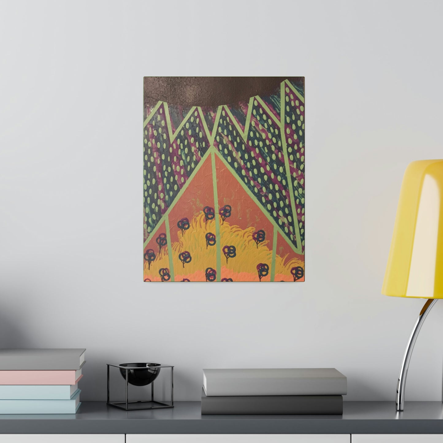 Mountaintop: Print on Stretched Matte Canvas, 0.75"