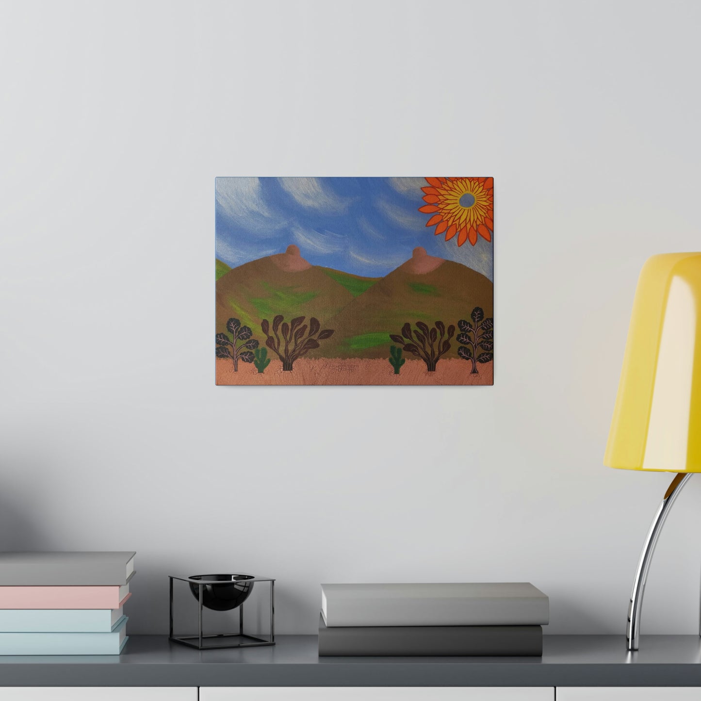 Mammary Mountains: Print on Stretched Matte Canvas 0.75"