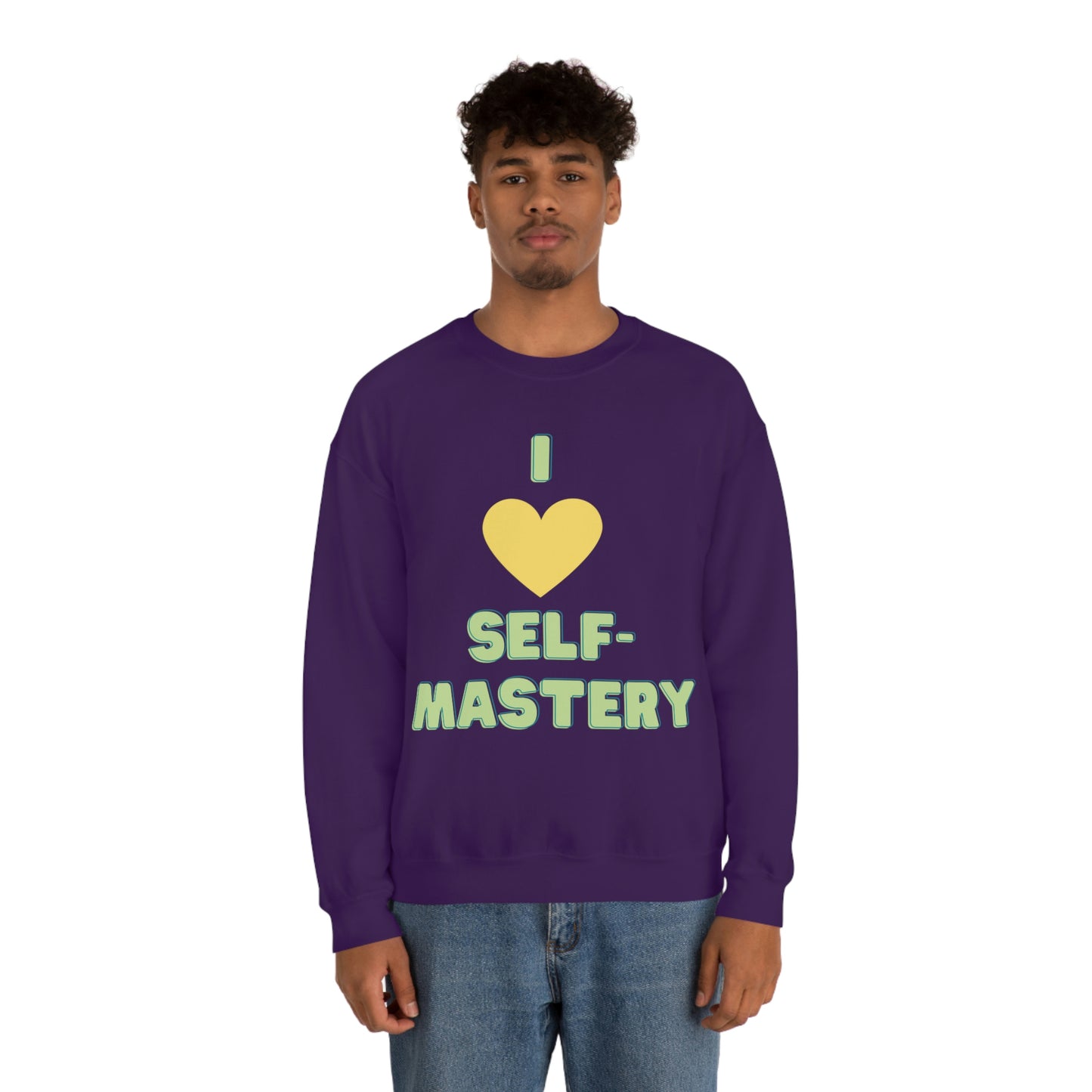 I Heart Self-Mastery Crewneck Sweatshirt