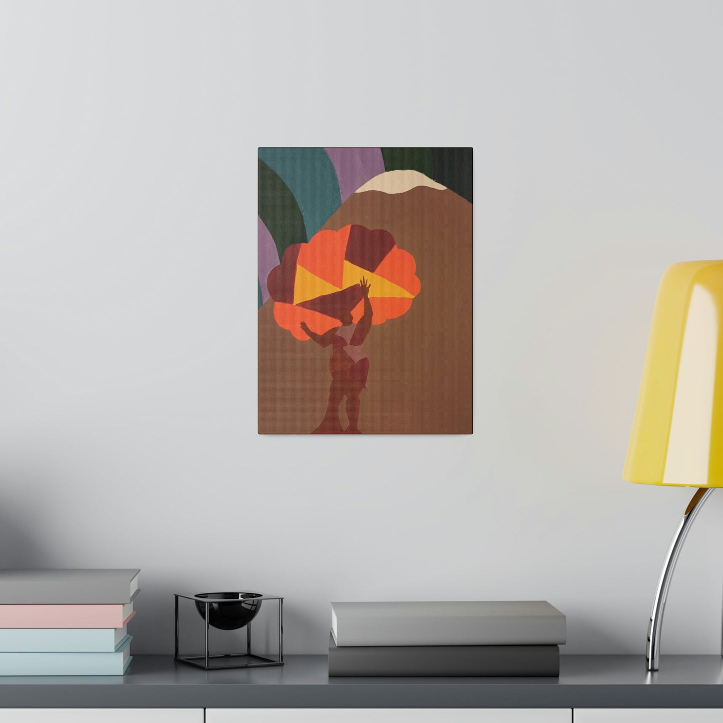 Warm Reach:Print on Stretched Matte Canvas, 0.75"