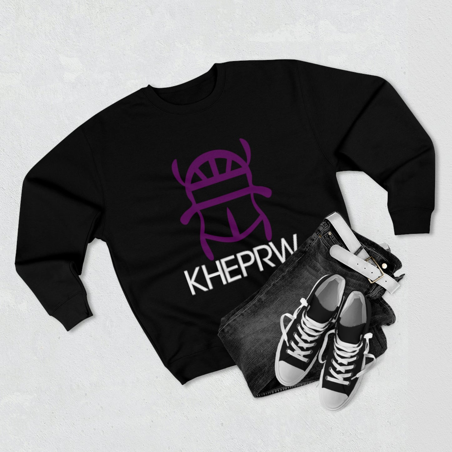 Black Unisex Premium Kheprw Sweatshirt