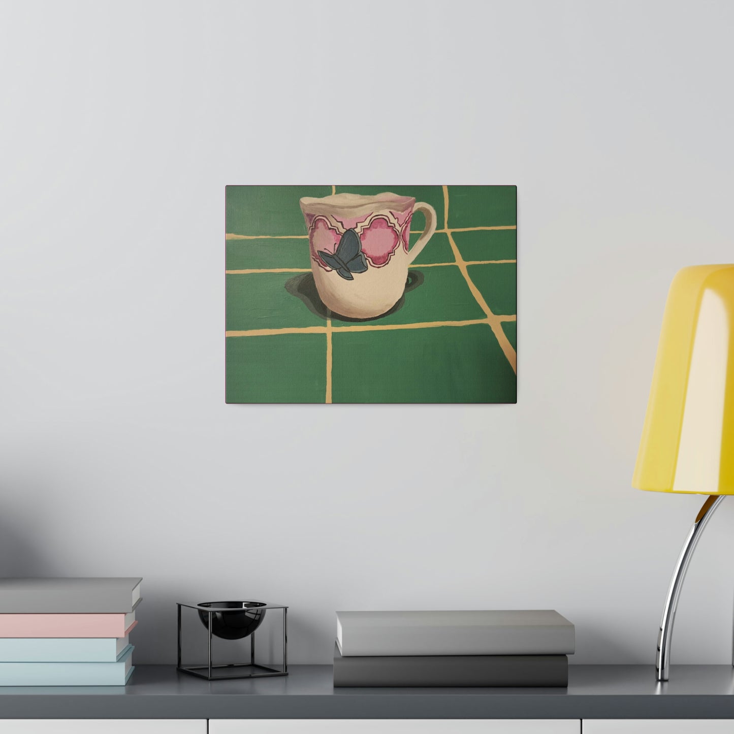 Buttercup baby: Print on Stretched Matte Canvas 0.75"