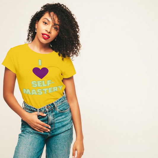 Limited Edition Yellow I Heart Self-Mastery T-Shirt