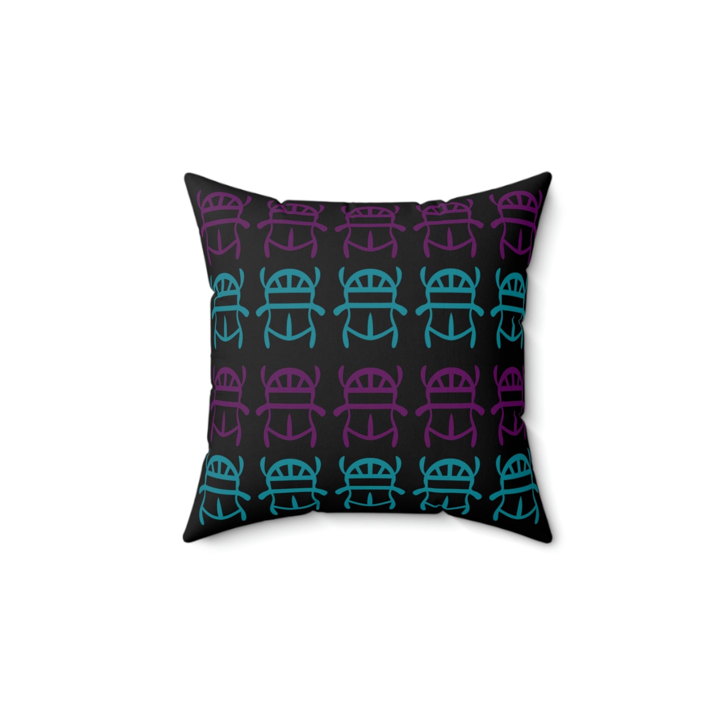 Scarab Polyester Square Pillow