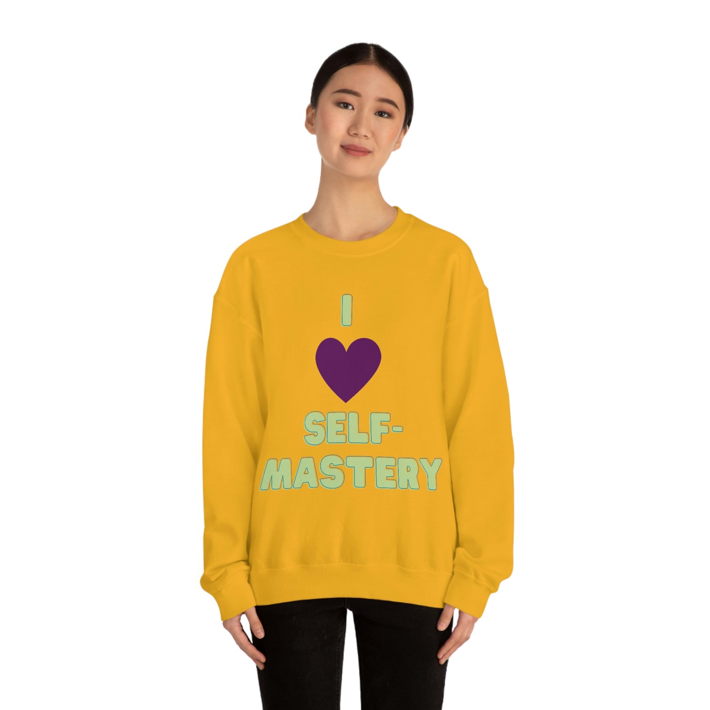 I Heart Self-Mastery Crewneck Sweatshirt