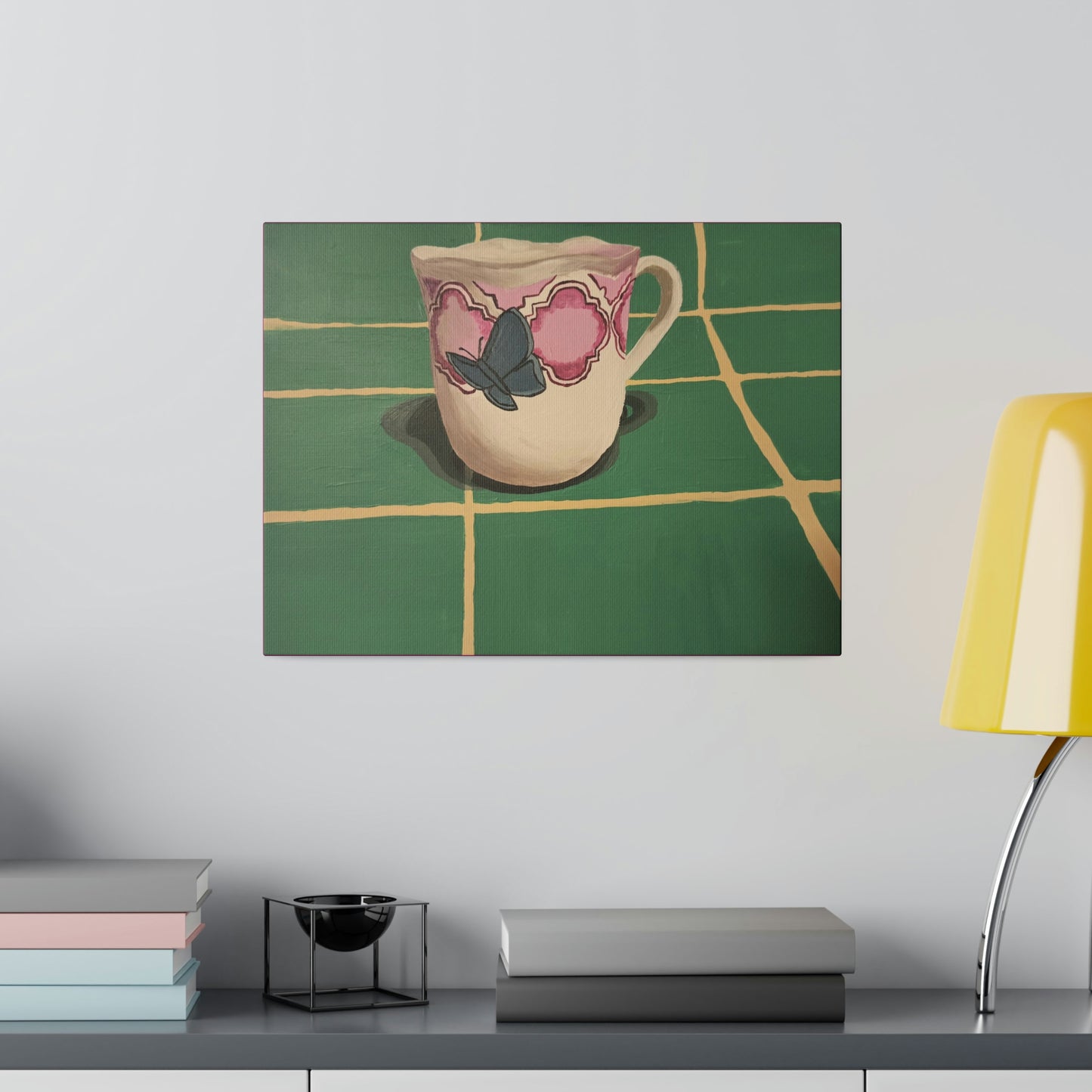 Buttercup baby: Print on Stretched Matte Canvas 0.75"