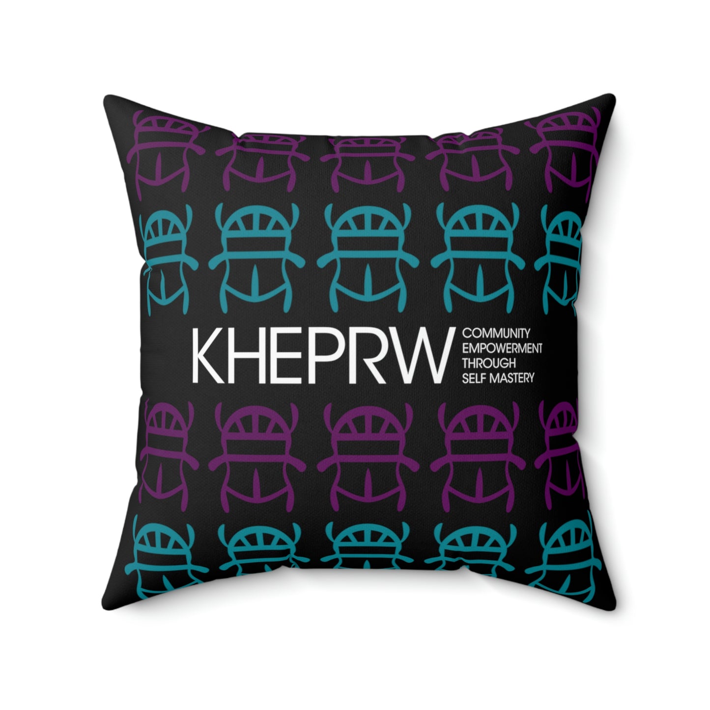 Scarab Polyester Square Pillow