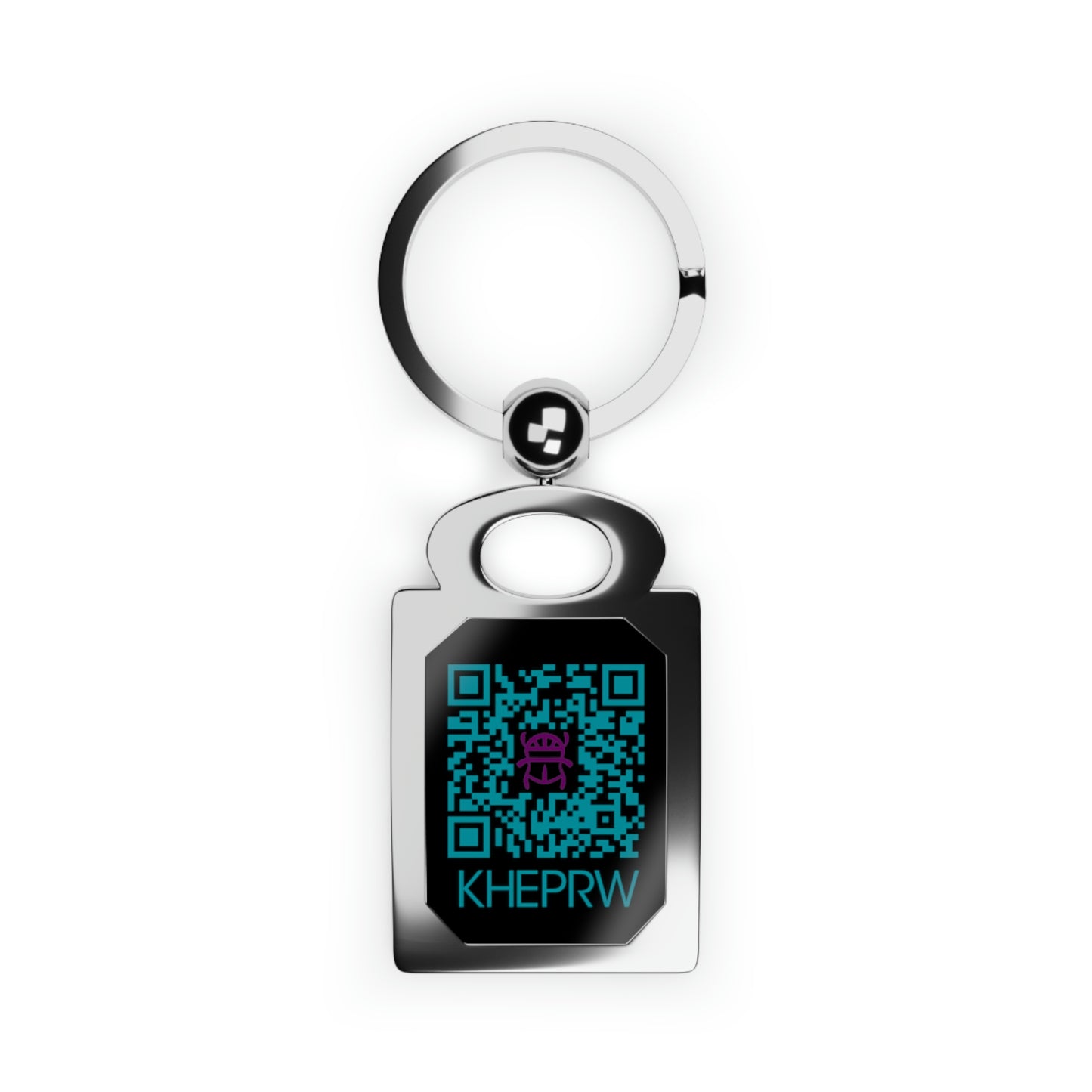 QR code Black Keyring