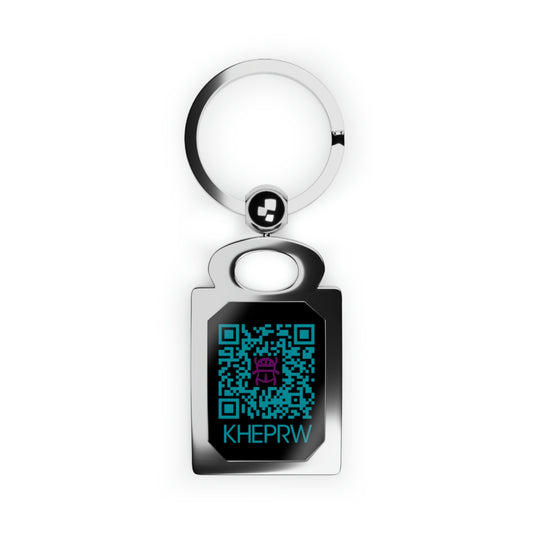 QR code Black Keyring