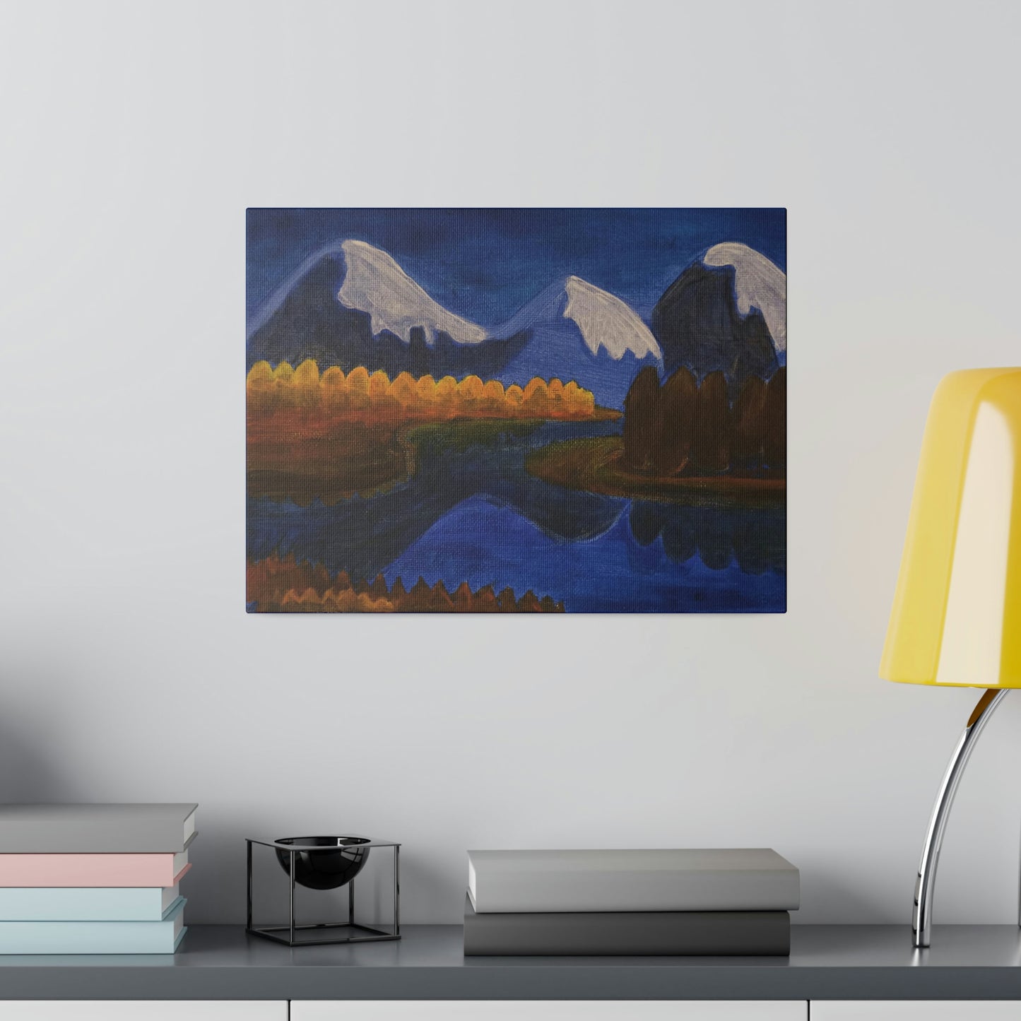 Lake Nowhere: Print on Stretched Matte Canvas 0.75"