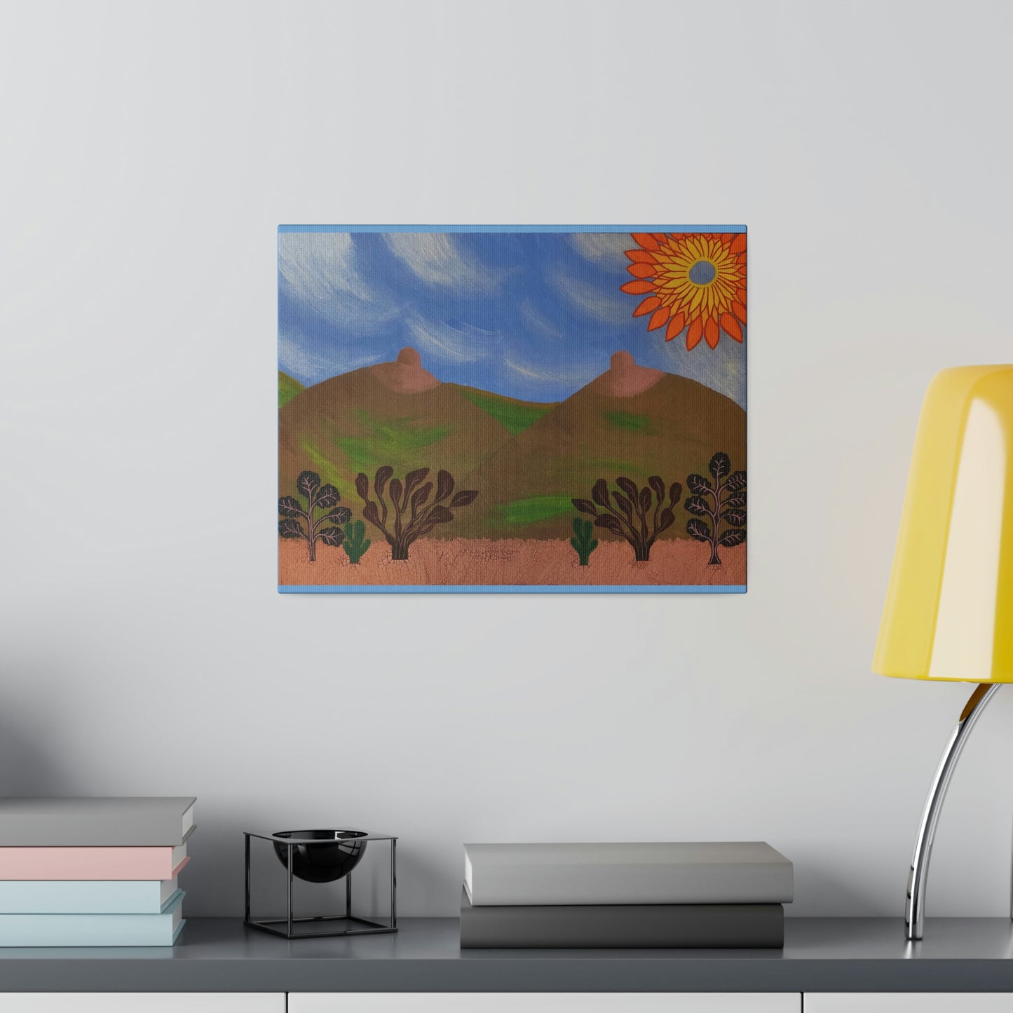 Mammary Mountains: Print on Stretched Matte Canvas 0.75"