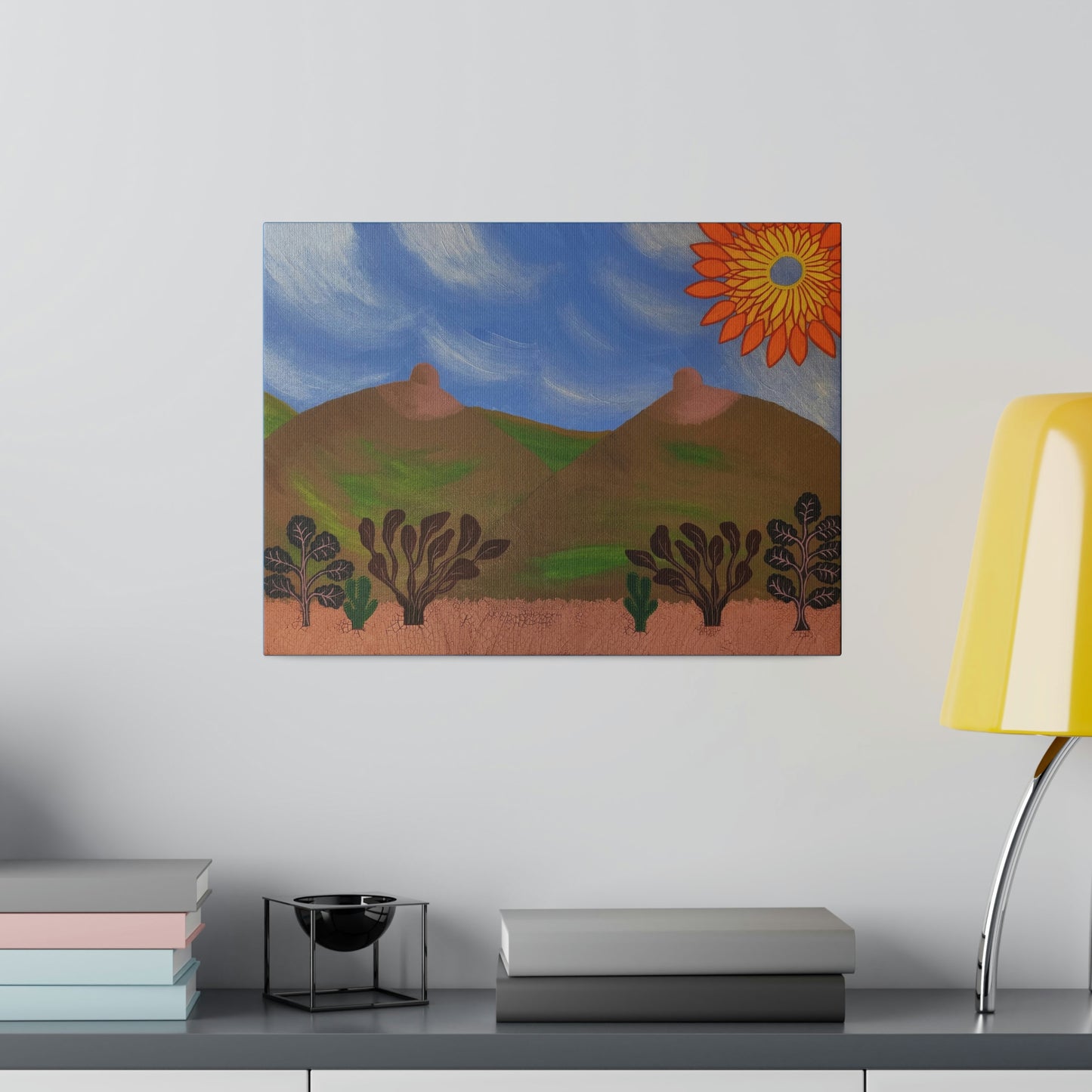 Mammary Mountains: Print on Stretched Matte Canvas 0.75"