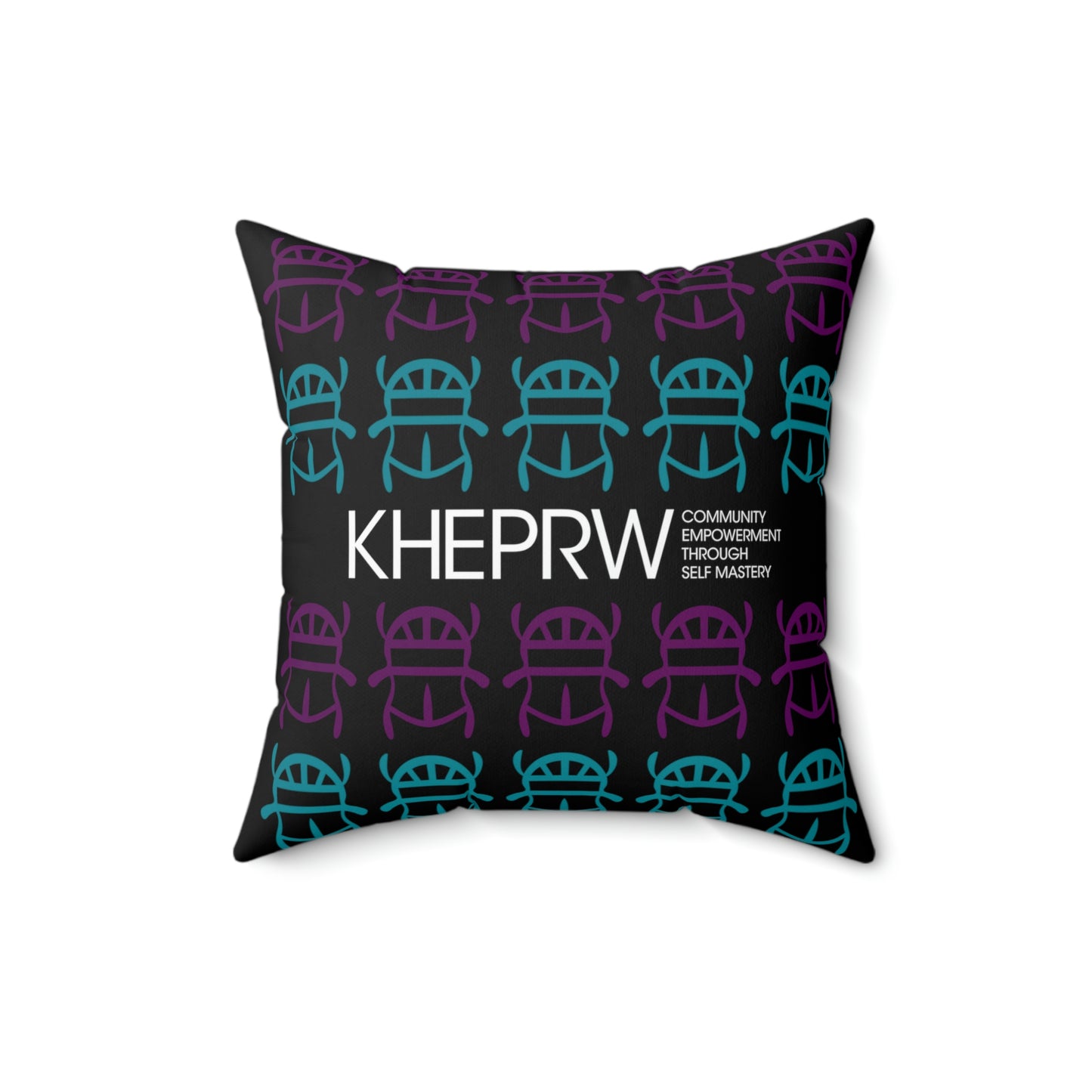 Scarab Polyester Square Pillow