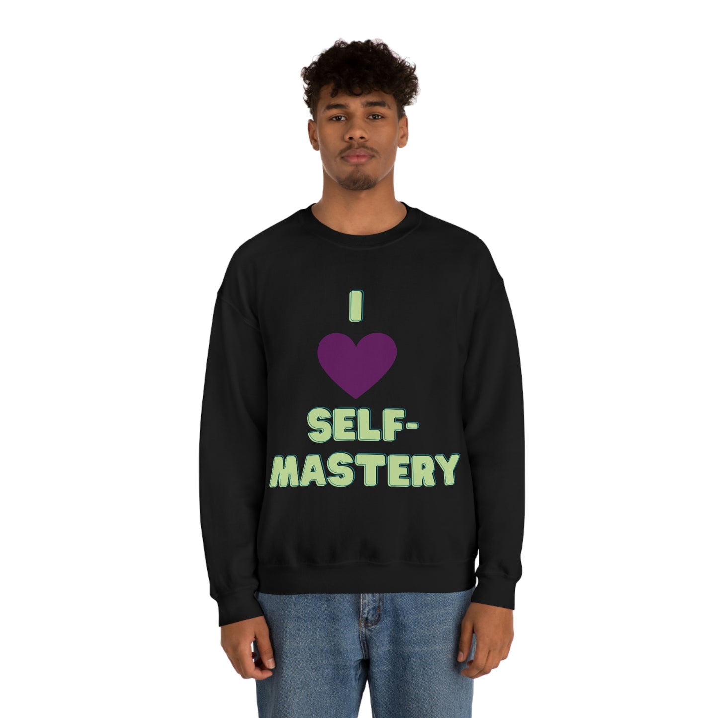 I Heart Self-Mastery Crewneck Sweatshirt