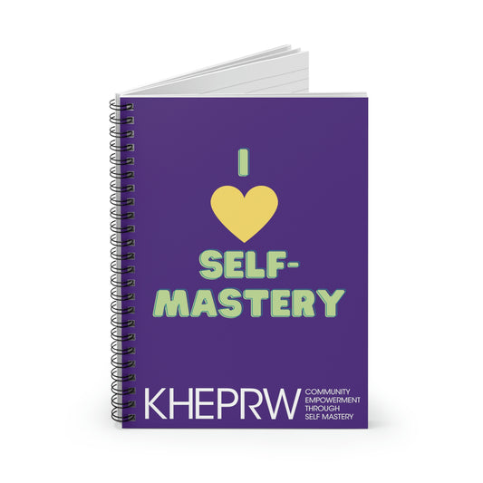 I Heart Self-Mastery Spiral Notebook Limited Edition