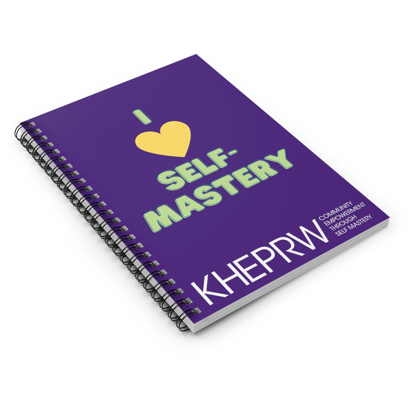 I Heart Self-Mastery Spiral Notebook Limited Edition